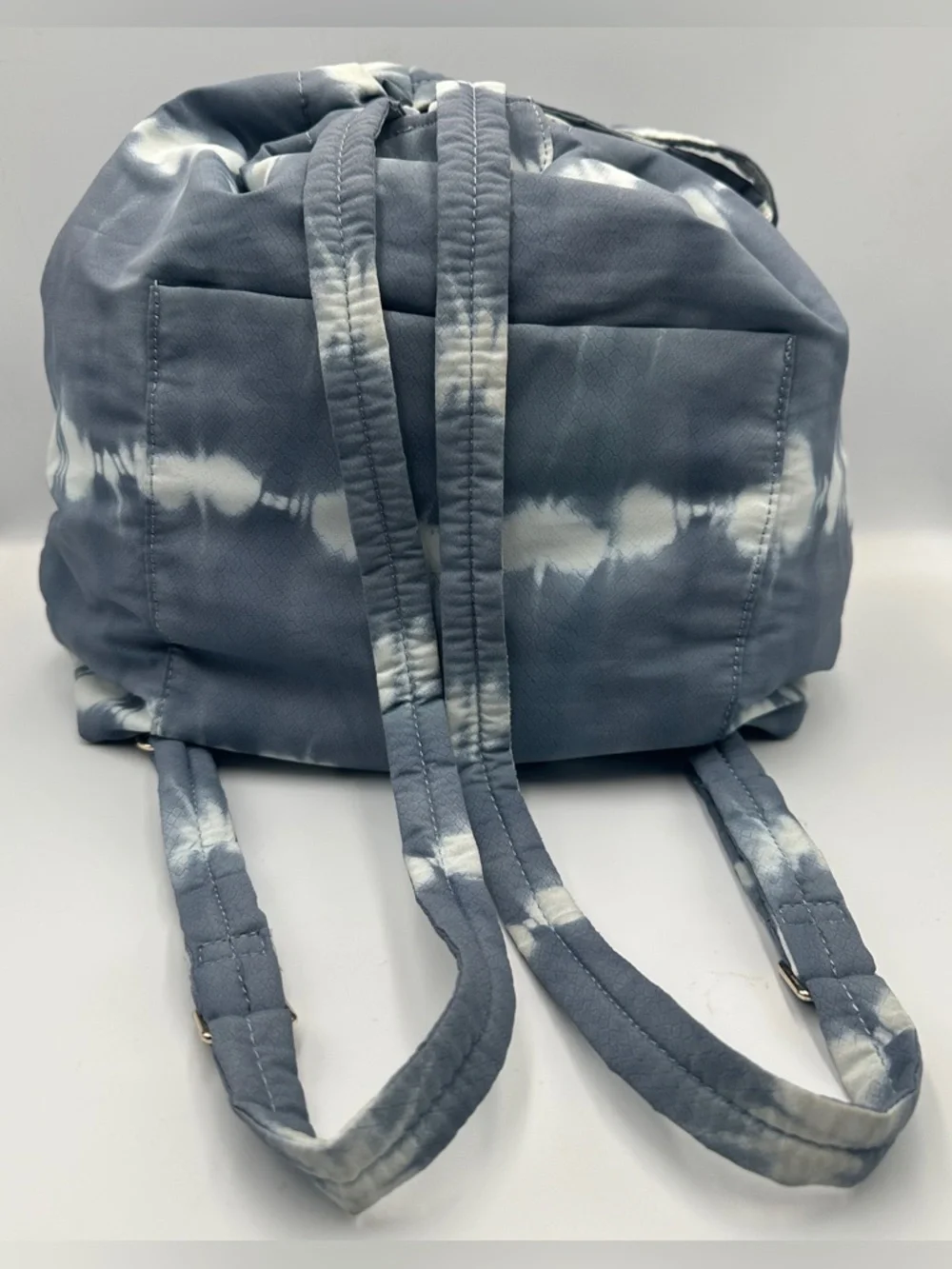 Vince Camuto Harlo Nylon Backpack Good Grey Gray & White Tie Dye